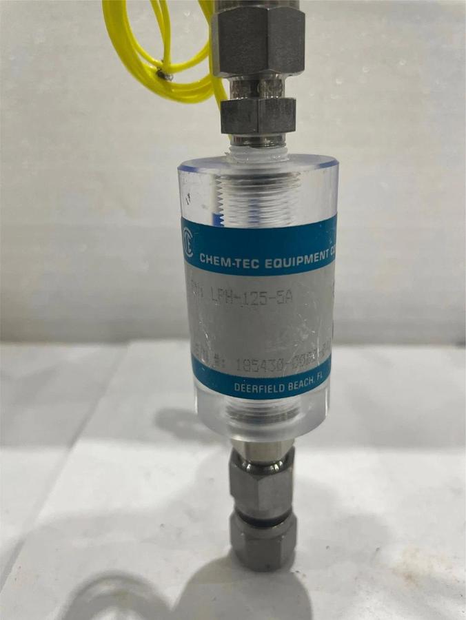 Used Chem-Tec Equipment Company, LPH-125-5A, Flow Monitor, Used