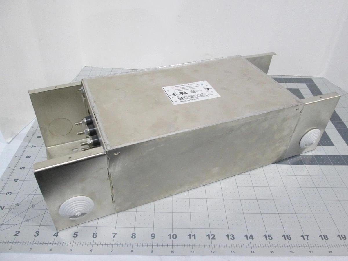 Used Corcom, EMI Filter, 45AYT6C, F7476, 45A, 50/60Hz, Used