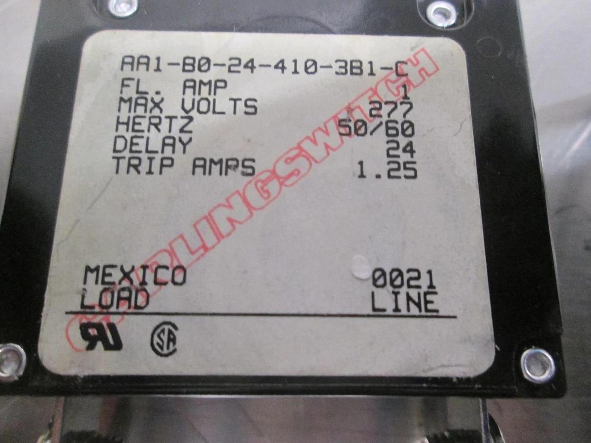 Carlingswitch, AA1-B0-24-410-3B1-C, 1AMP, 277V, New, Lot of 36