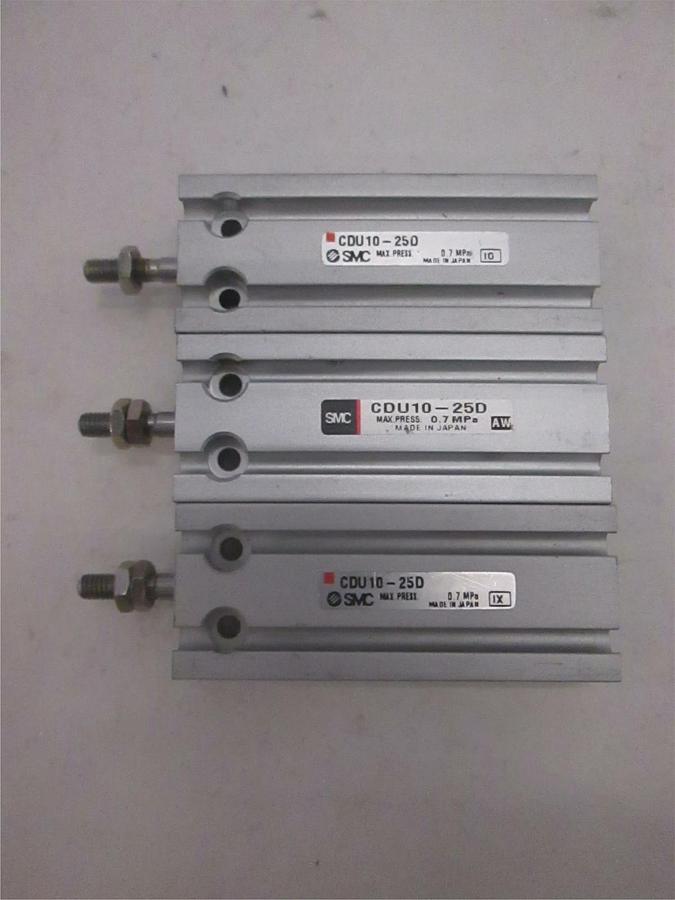 Used SMC, Slide Table, CDU10-25D, Used, Lot of 3