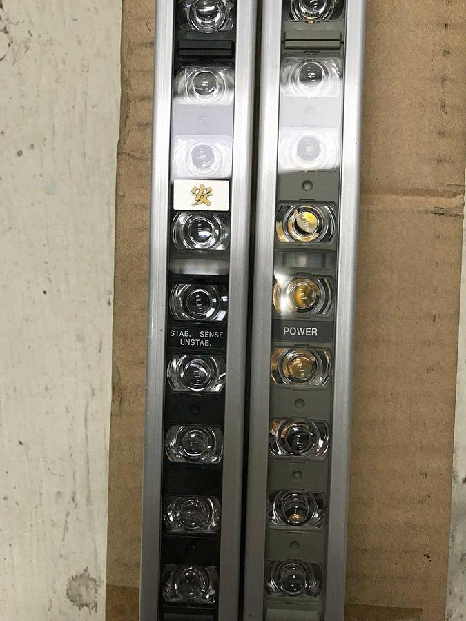 Used SUNX SF1-A64P / SF1-A64D Safety Light Curtain Emitter and Receiver, 1260mm, New