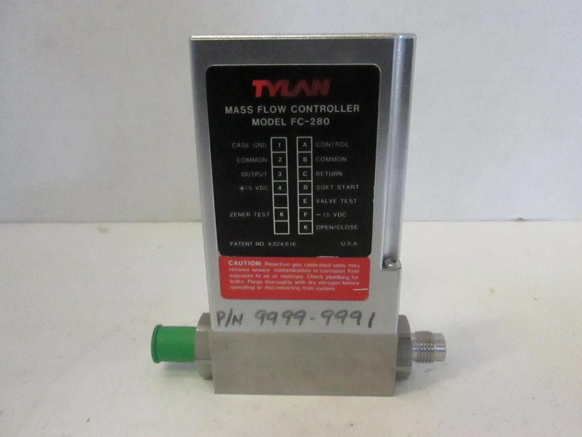 Used Tylan FC-280, Mass Flow Controller MFC, H2, 10 SLM, Used