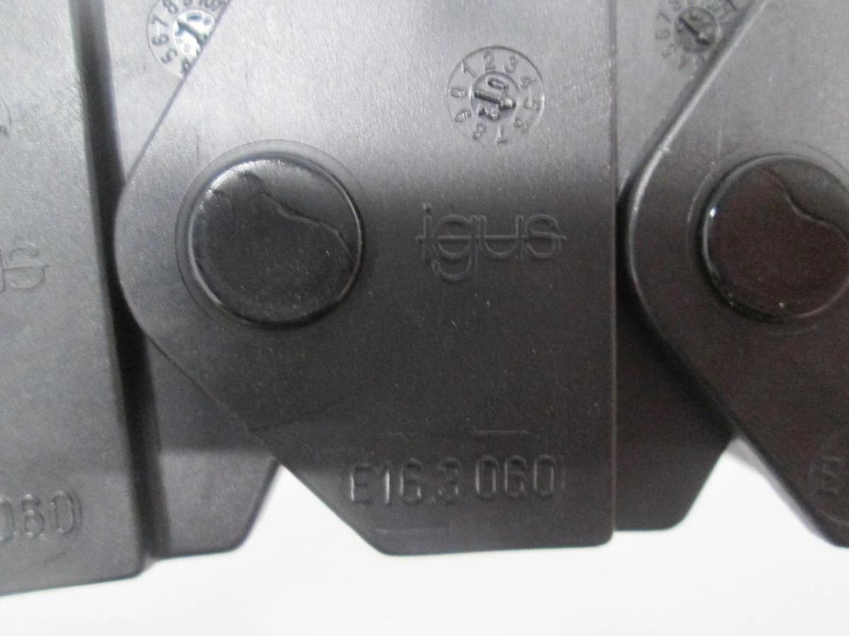 Used Igus, E16.3.060 (14 Pieces), 117.3.1PZ (2 Pieces) Energy Chain System, Used