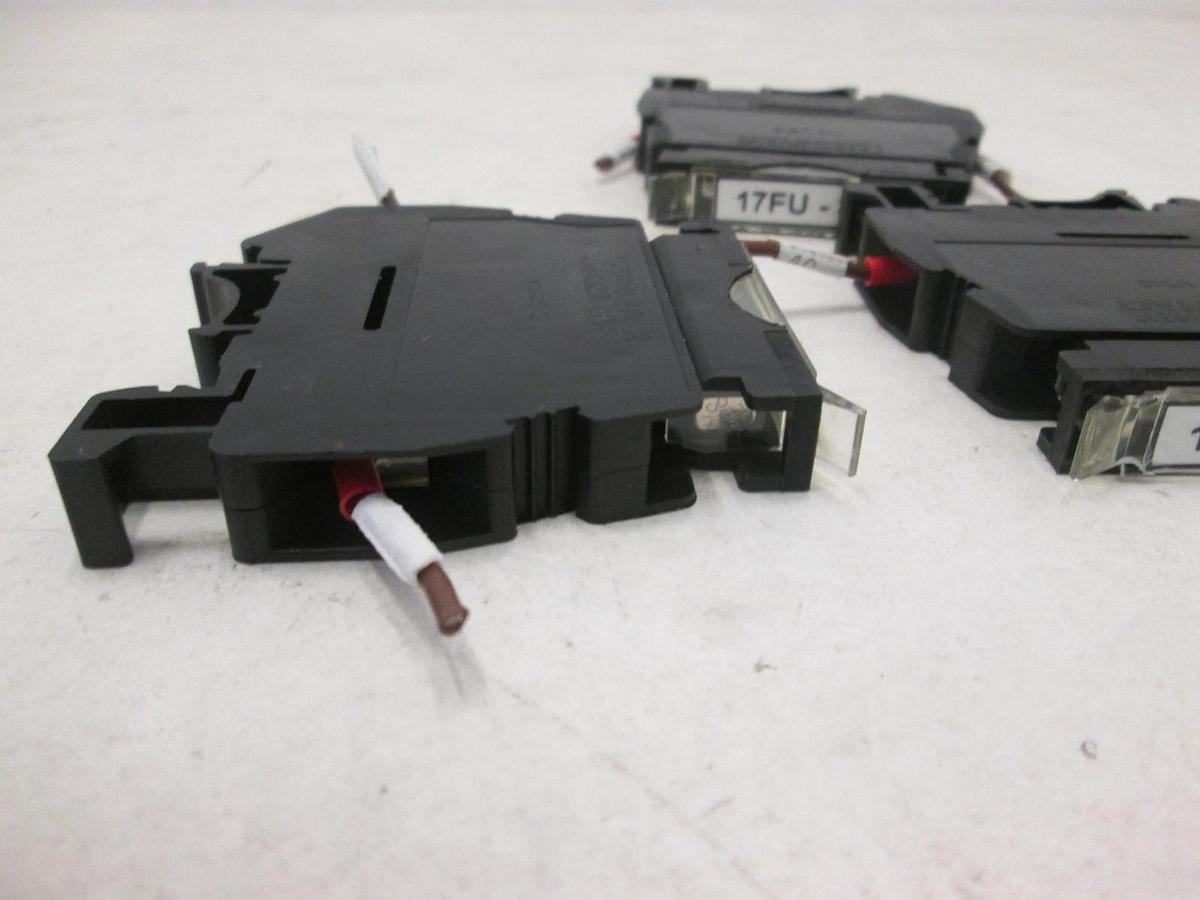 Used Phoenix Contact, Type USIG, Terminal Fuse Block, 3A, Used, Lot of 3