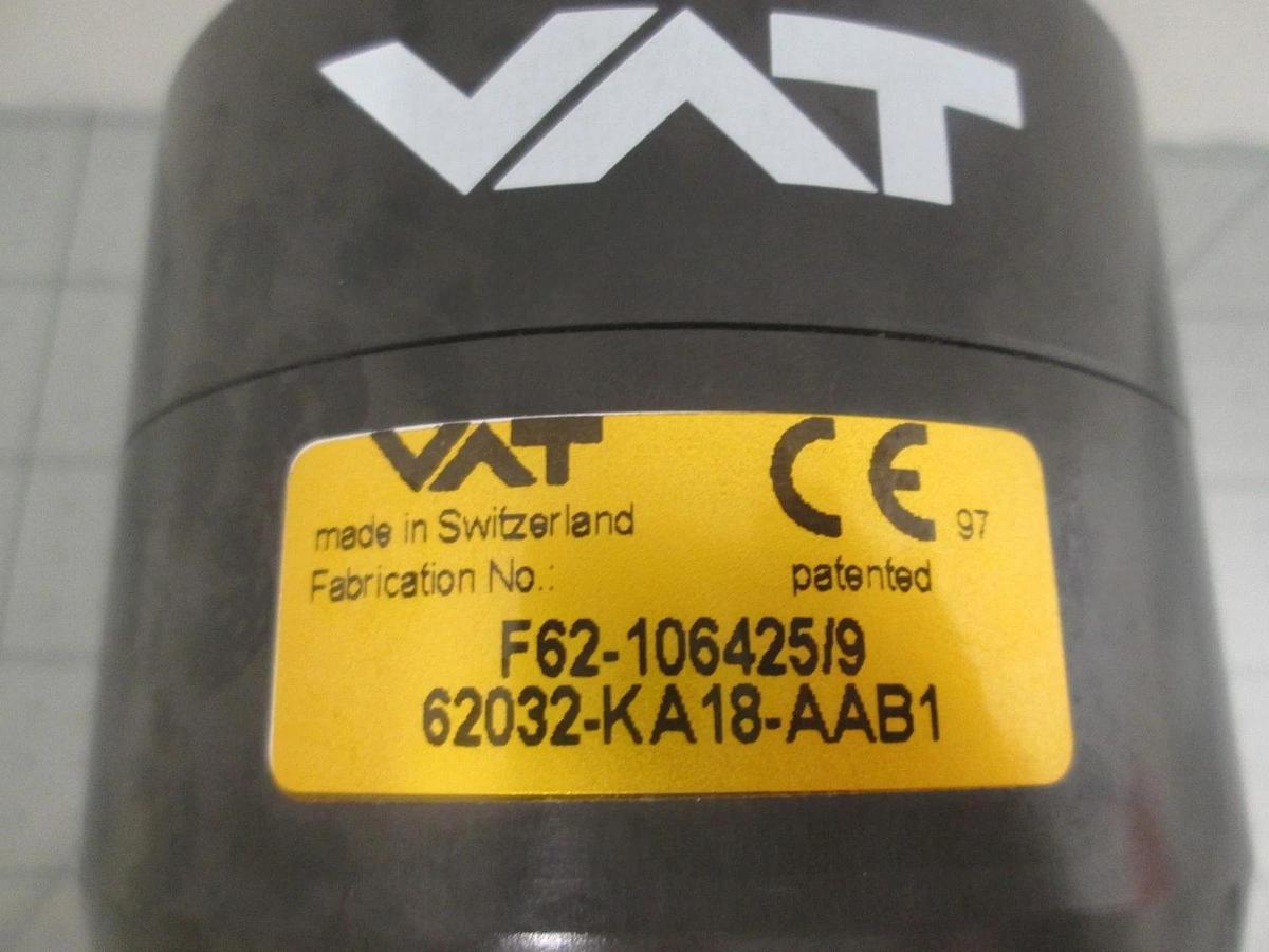 VAT, F62-106425/9 62032-KA18-AAB1, Angle Valve, KF40, New