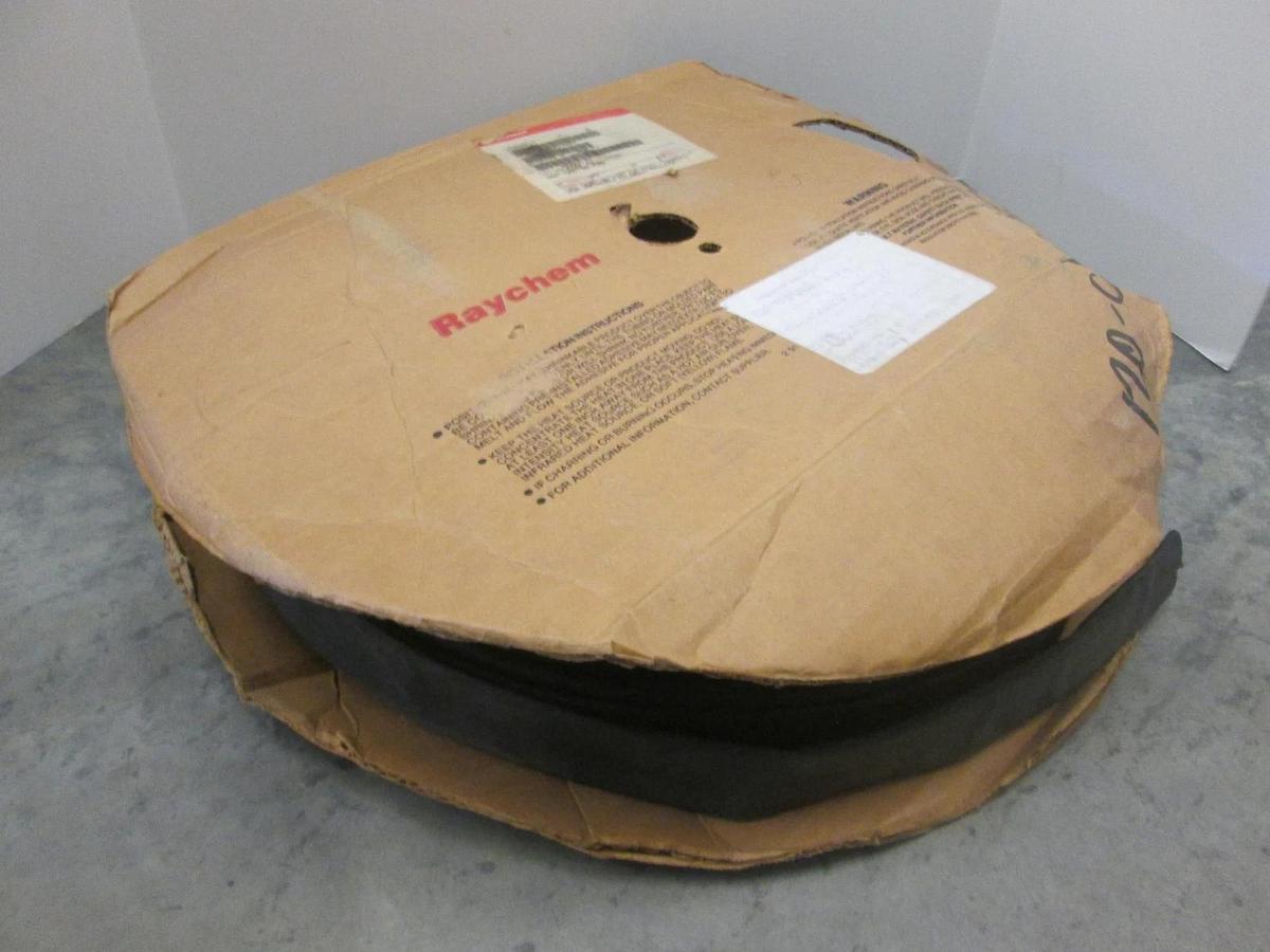 RAYCHEM, 120-049, SHINK TUBING 1"DIA BLACK, New, 250FT