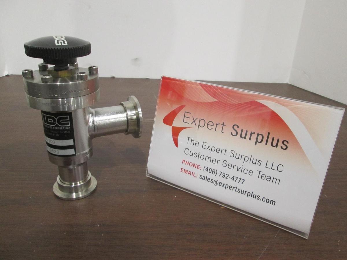 Used MDC, KAV-100, Angle Vacuum Valve, Used
