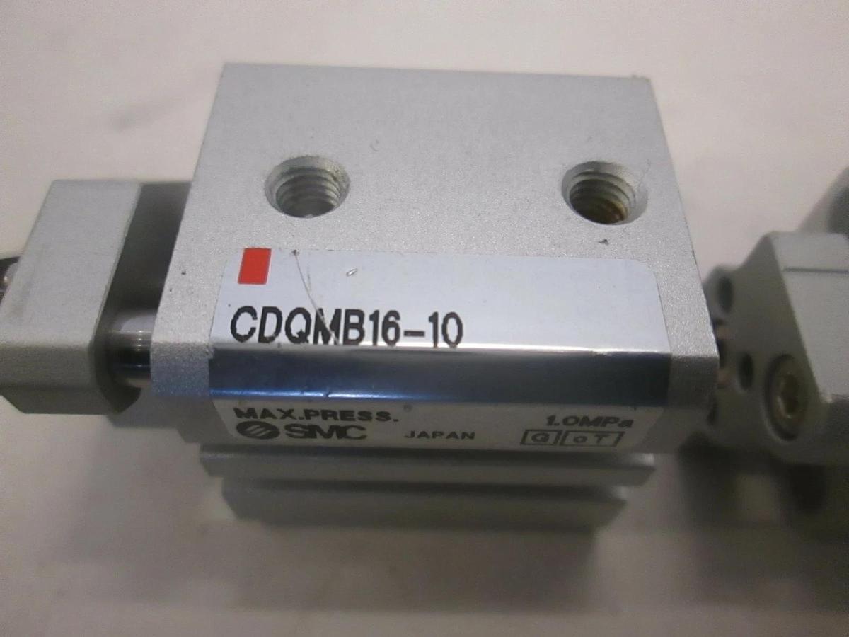 Used SMC, Compact Cylinder, CDQMB16-10 (1) and CDQMB12-10 (2), Used