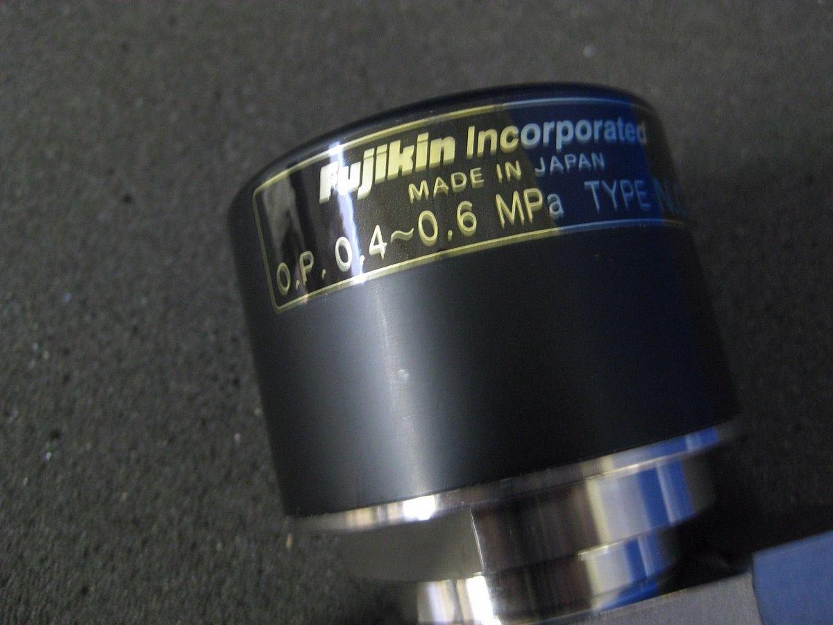 Used Fujikin FP-ND-71-9.52-2 NEW MEGA-ONE LA Low Press NO Diaphragm Valve, NEW