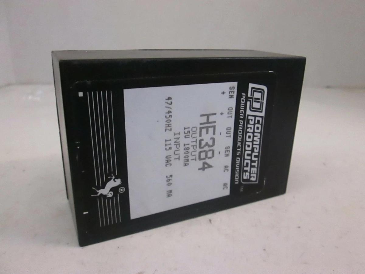 Used Computer Products HE384 Power Supply, 115VAC, Used