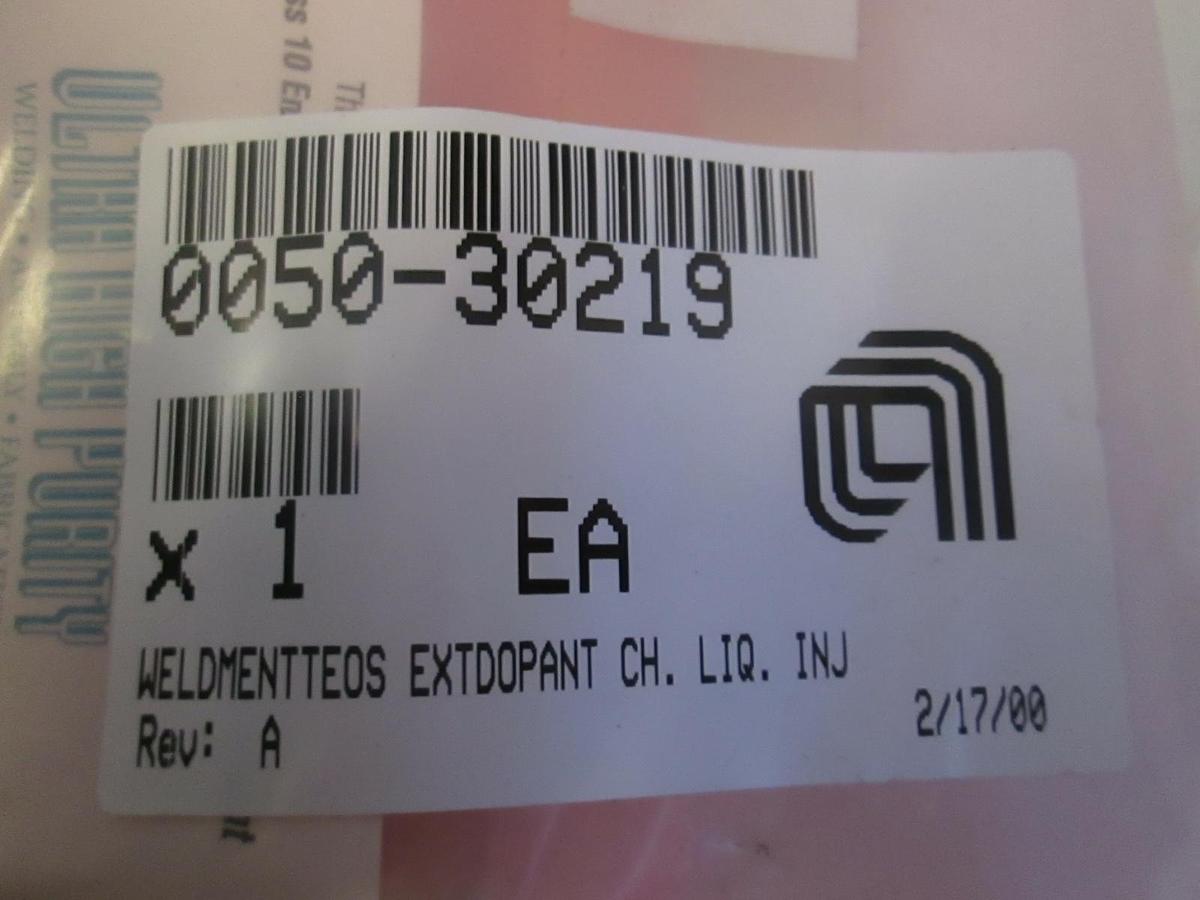 Used AMAT, 0050-30219, Weldment, TEOS EXT, DOPANT CH. LIQ. INJ, New