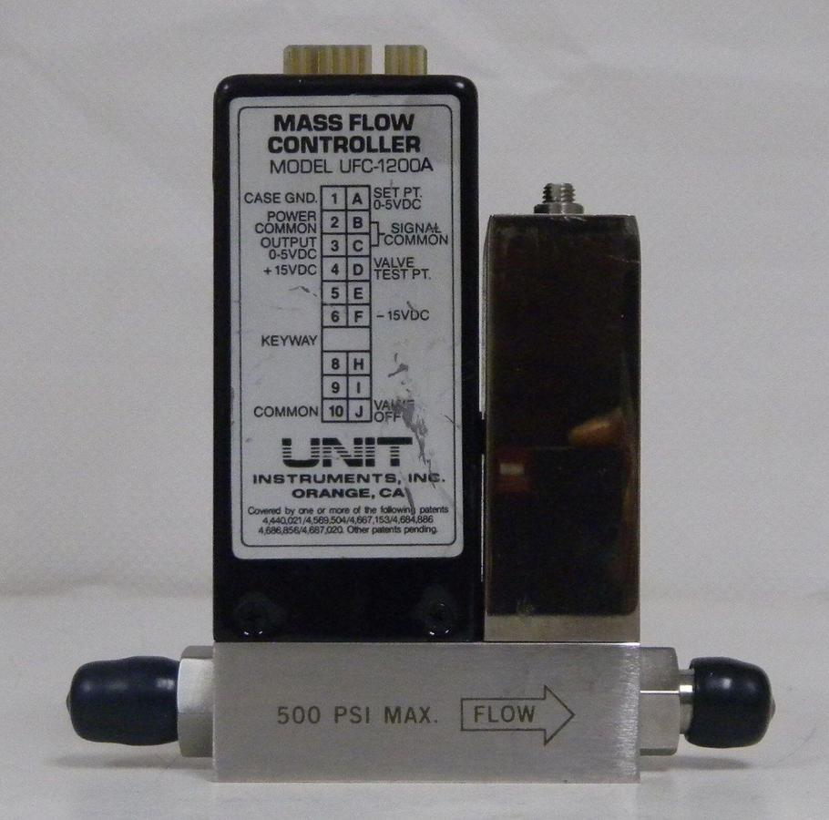 Used Unit UFC-1200A Mass Flow Controller, Gas- HCL, Range- 200 SCCM, Used