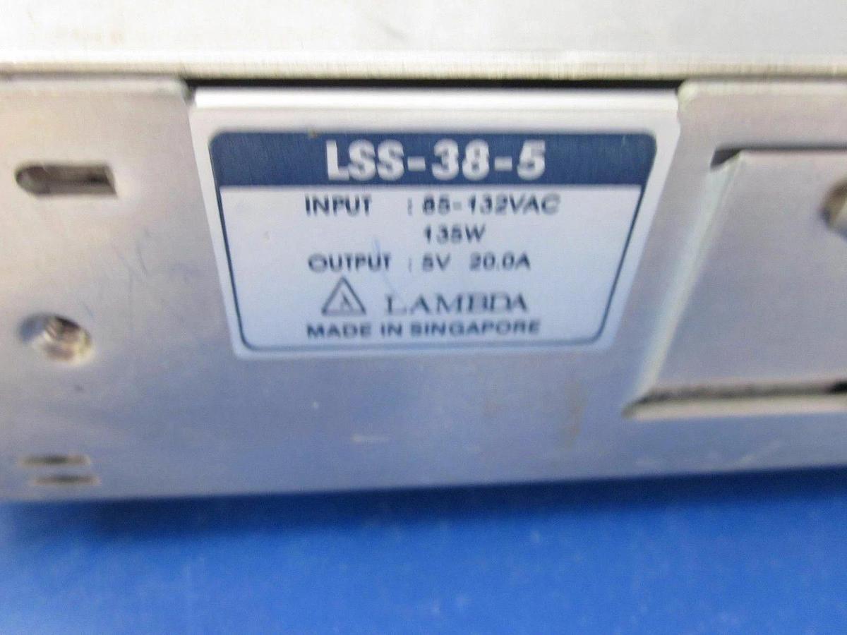 Used Lambda LSS-38-5 Power Supply, Input: 85-132VAC, 47-440HZ,135W, Output: 5V,20.0A