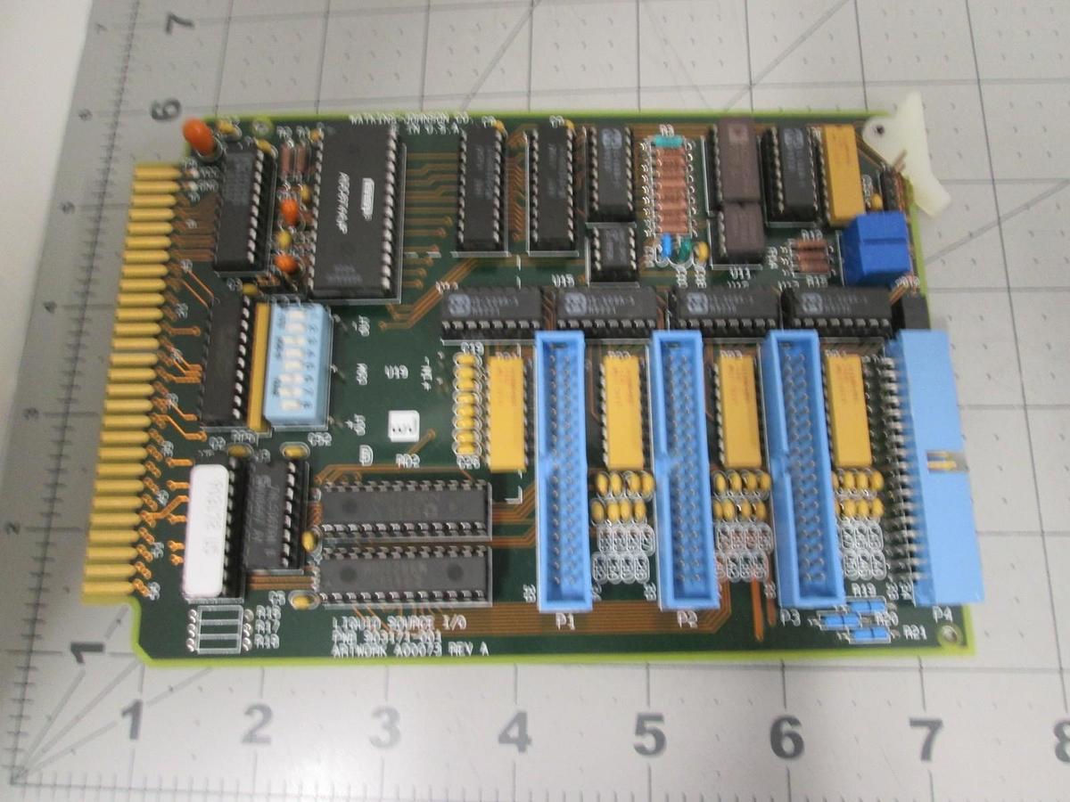 Used Watkins Johnson, 903172-001, Liquid Source I/O PCB Assy, New