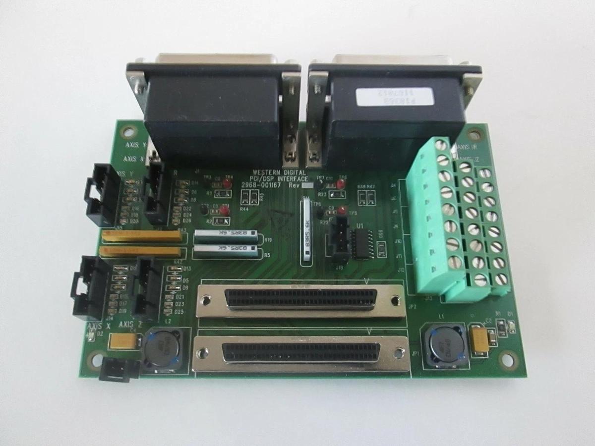 Used Western Digital, PCI/DSP Interface Board 2968-001167, Used, Working When Removed