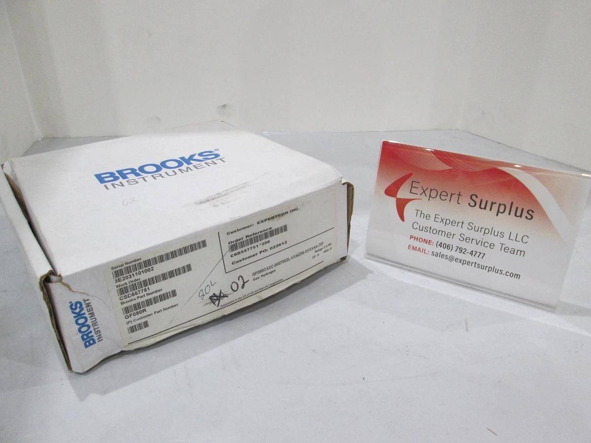 Brooks, GF080CXXC, 20000 ccm, 15-O2 Gas, Mass Flow Controller, New
