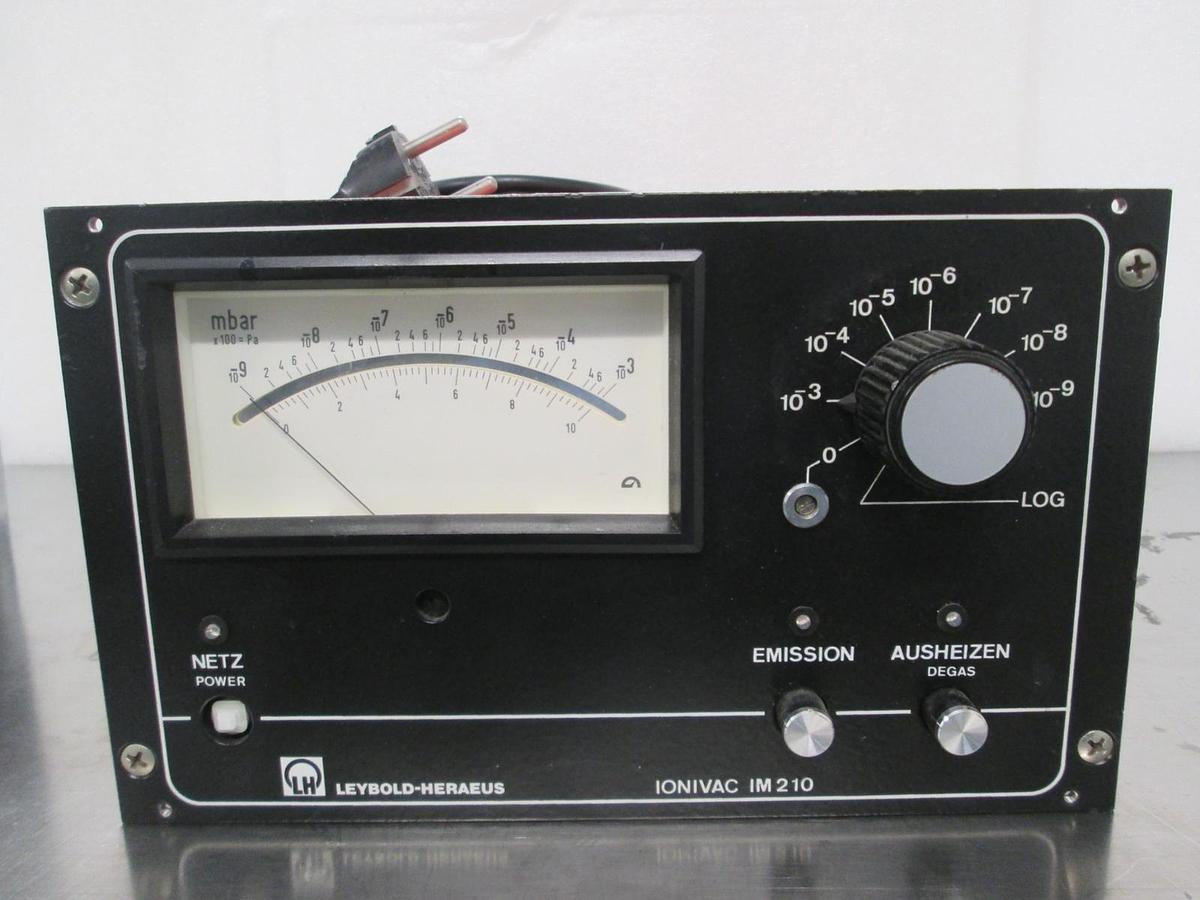 Used Leybold-Heraeus, IONIVAC, IM 210, Vacuum Gauge Controller, Used