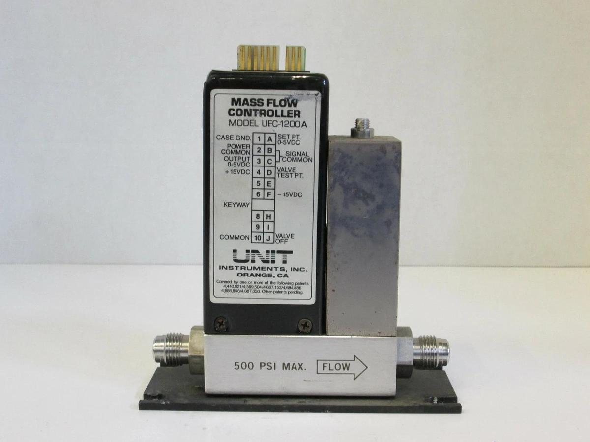 Used Unit UFC-1200A Mass Flow Controller, Gas- HCL, Range- 300 SCCM, Used