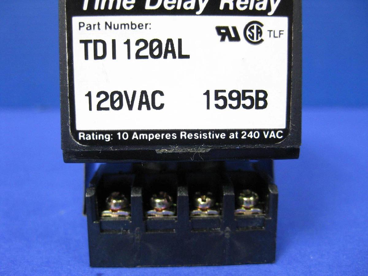 Used SSAC TDI120AL Digi-Set Time Delay Relay, 0.1s-1023s, Used