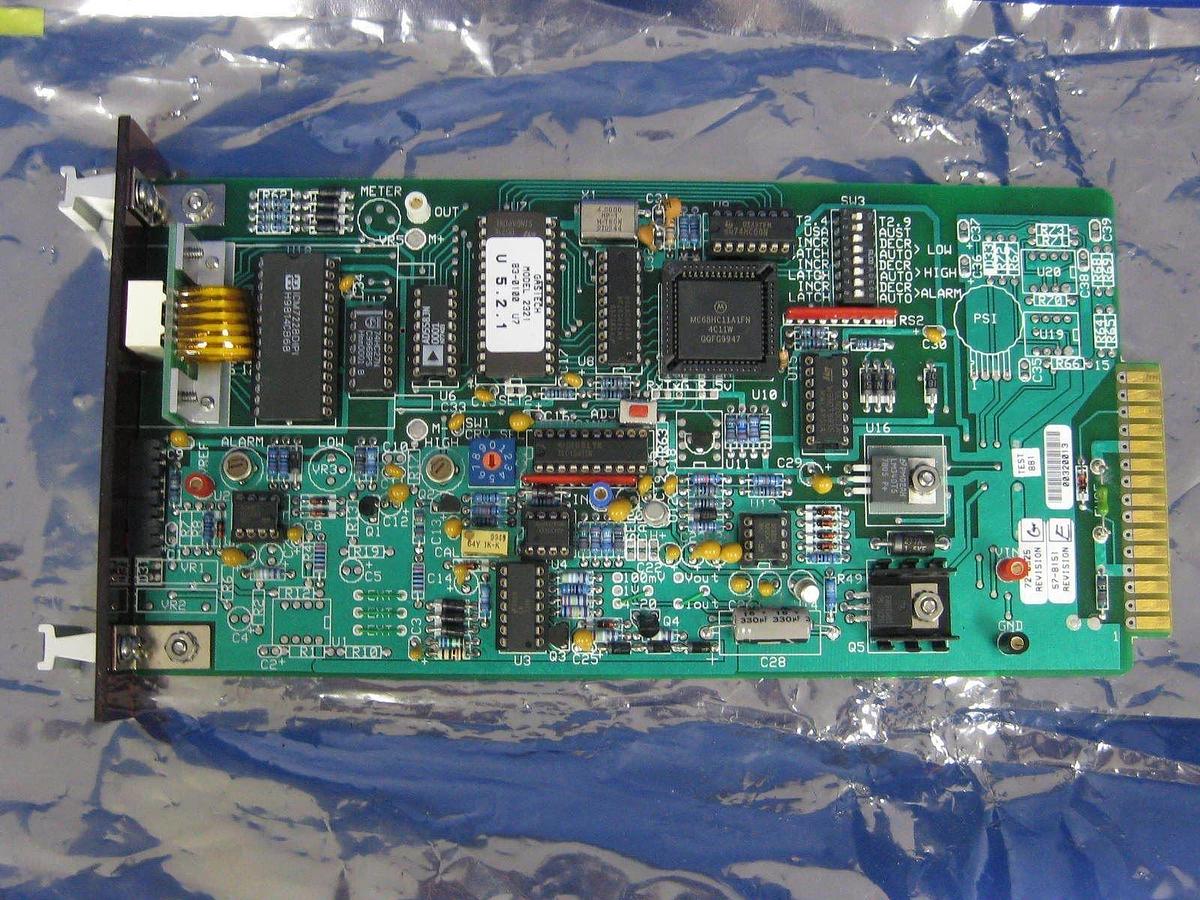 Used GASTECH 72-0525, 57-8151 HCL Gas Detection PCB Module Assy