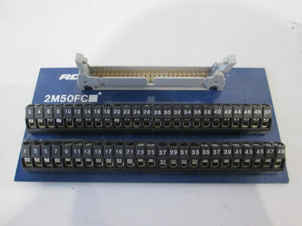Used TE, 2M50FC, Connectivity Terminal Block PCB, Used
