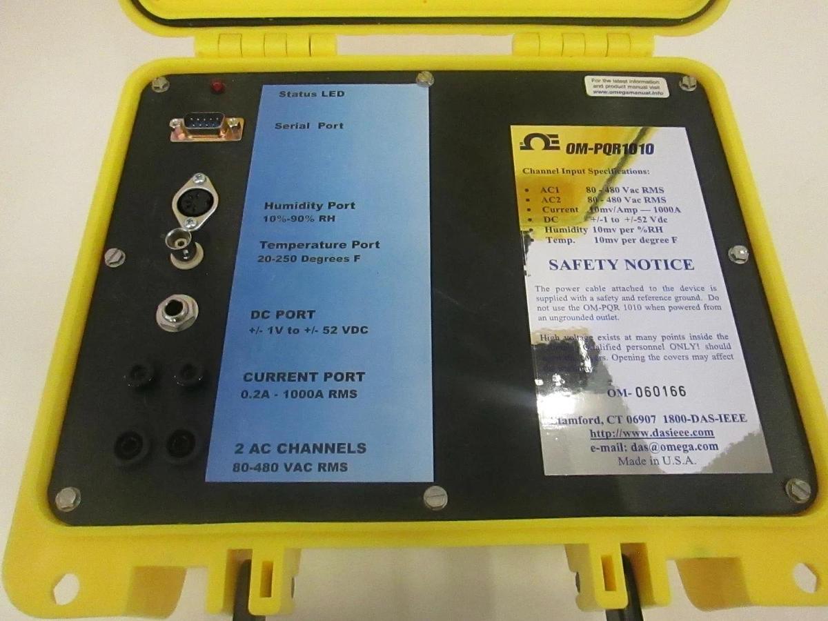 Omega, Power Line and Environmental Monitor, OM-PQR1010, New
