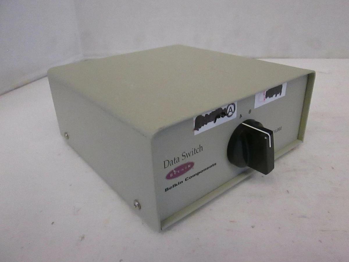 Used Belkin, F1L002, 2 Port External Switch, Used