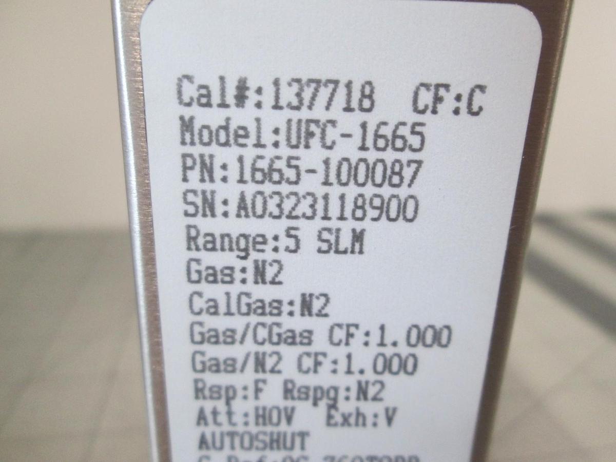 Used Unit, UFC-1665, N2, 5 SLM, Mass Flow Controller, New