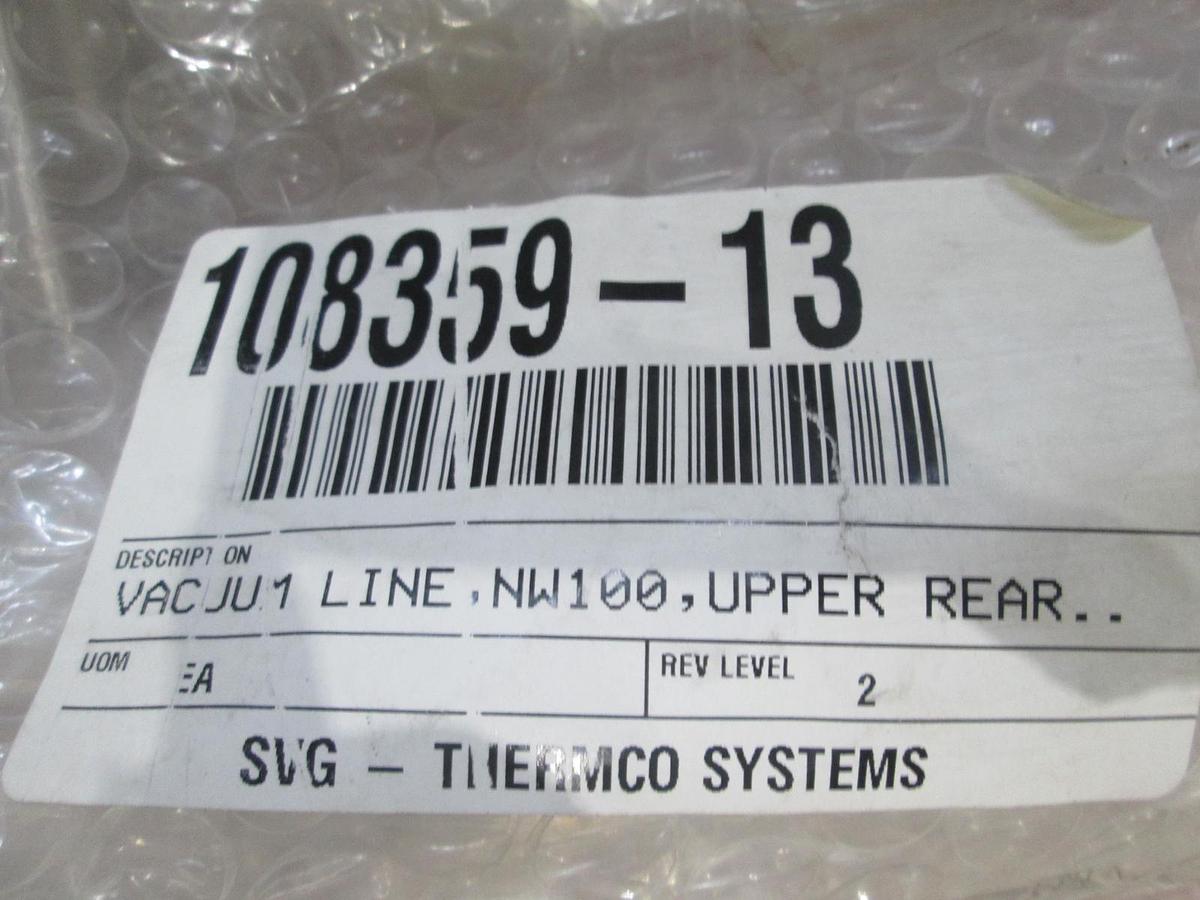 SPT Micro, 108359-13, Vacuum Line, NW100, Upper Rear, New