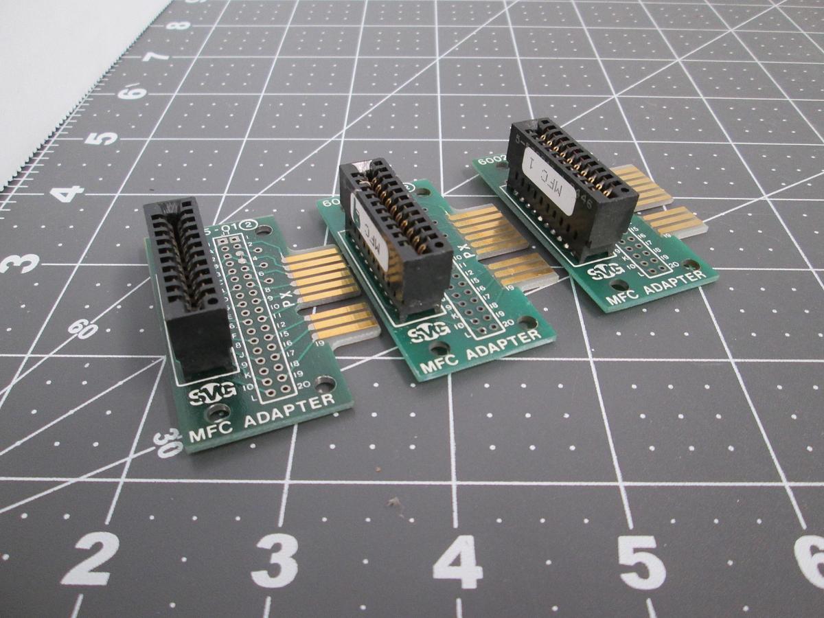 Used Lot of 3 SVG 600205-01, MFC Adapter PCB VTR7000 Unit/585E Used