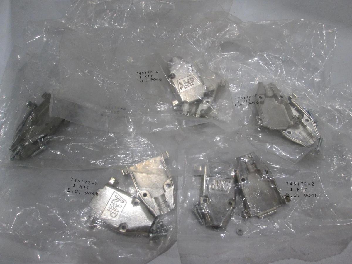 AMP, 745172-2, D-Sub Connector Shell, New, Lot of 5