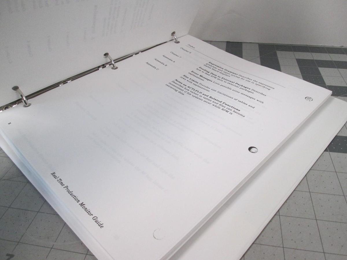 Used Promis, Real Time Production Monitor Guide, v5.2.4, Used