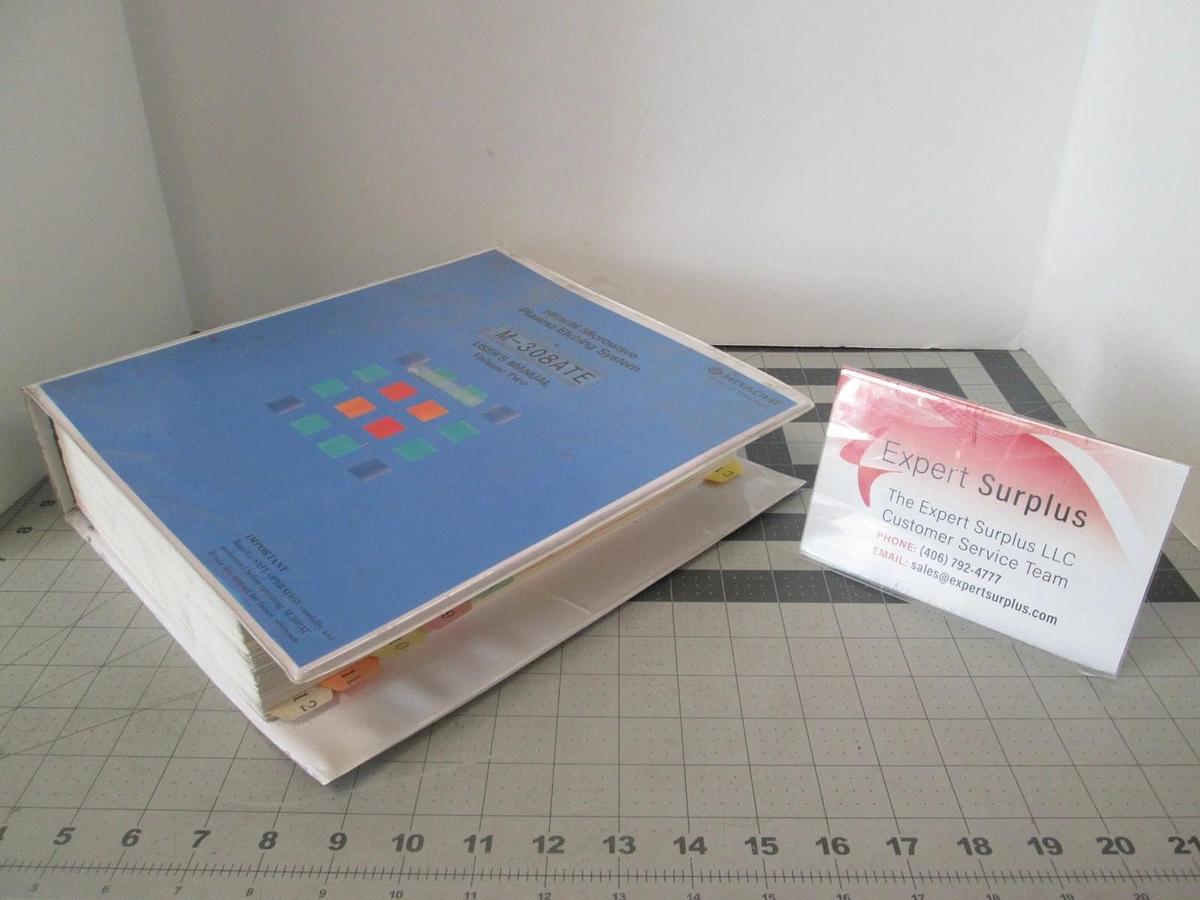Used Hitachi, M-308ATE, Plasma Etching System, User's Manual Volume Two, Used
