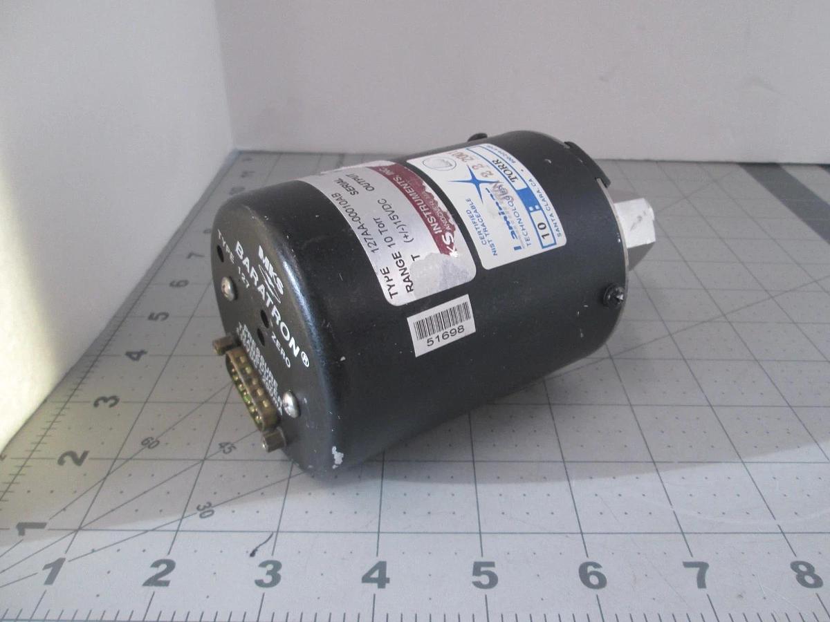 Used MKS. Baratron Type 127, 127AA-0010AB, 10 Torr, Used