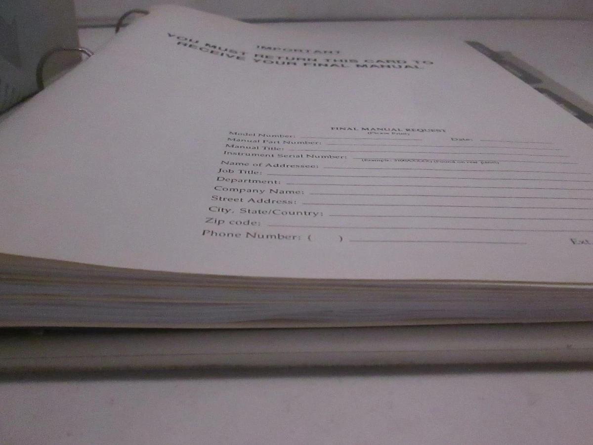Used HP 11835A Data Buffer Manual, Used
