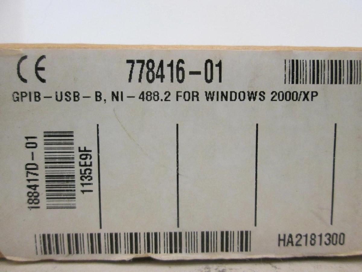 Used National Instrument, 778416-01, GPIB-USB-B, NI-488.2, NIB