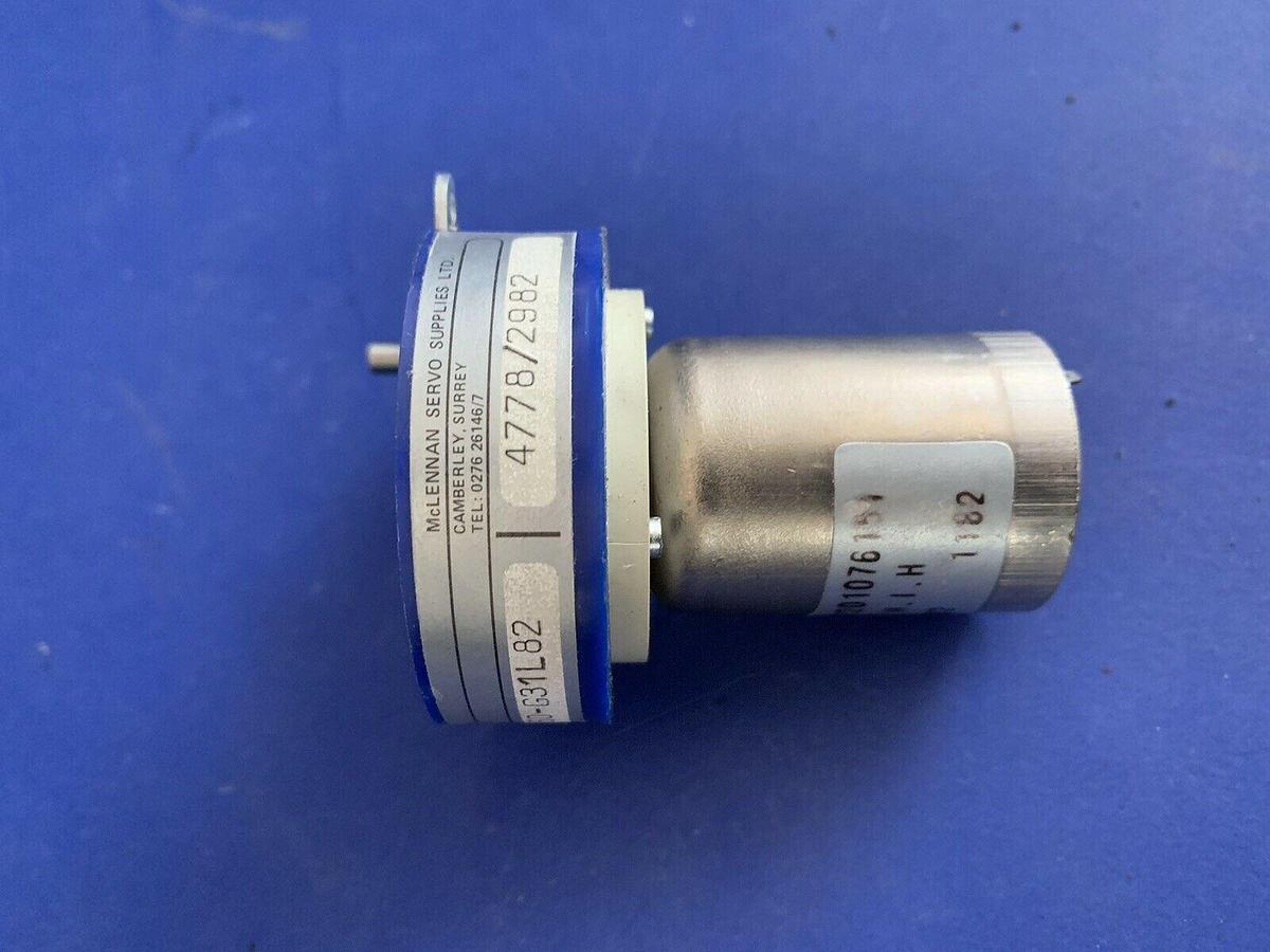 Mclennan Servo Supplies P576-DC150-G31L82 Geared DC Servo Motor, New