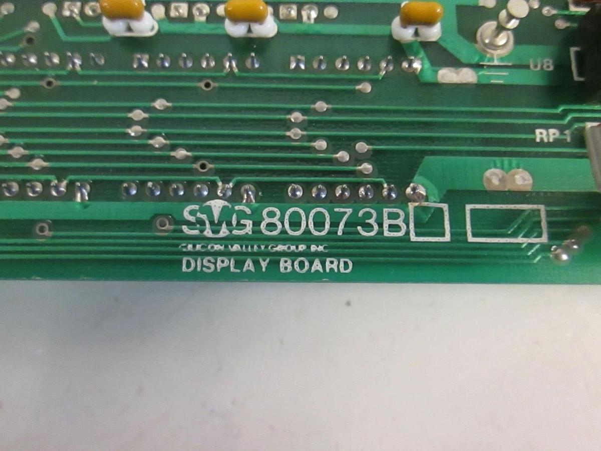 Used SVG Rite Track 80073B Display Board, PCB, Working When Removed