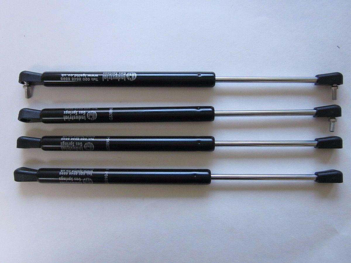 Used IGS INDUSTRIAL GAS SPRING GS 3898-1, Plastic Ball Socket - LOT of 4