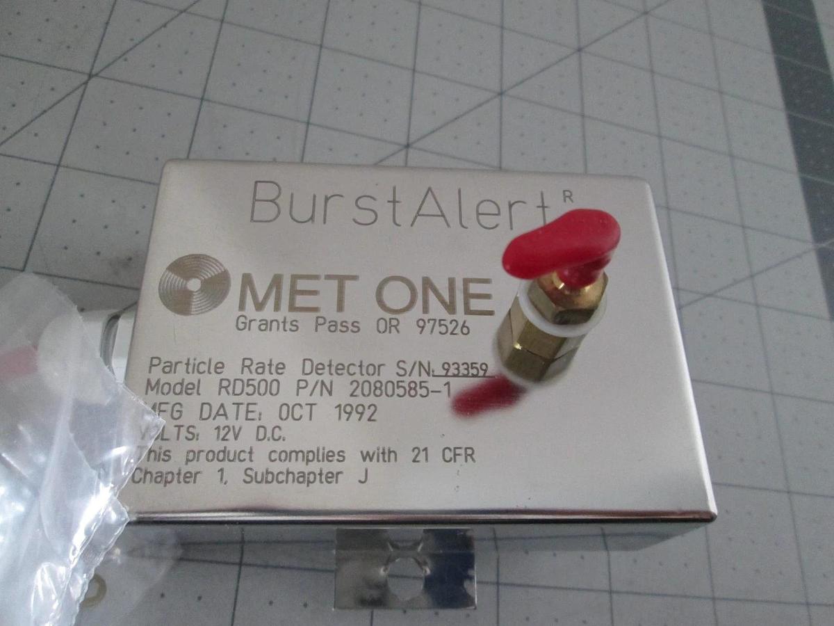 Met One, Burst Alert, RD500, Particle Rate Detector, 12V, New