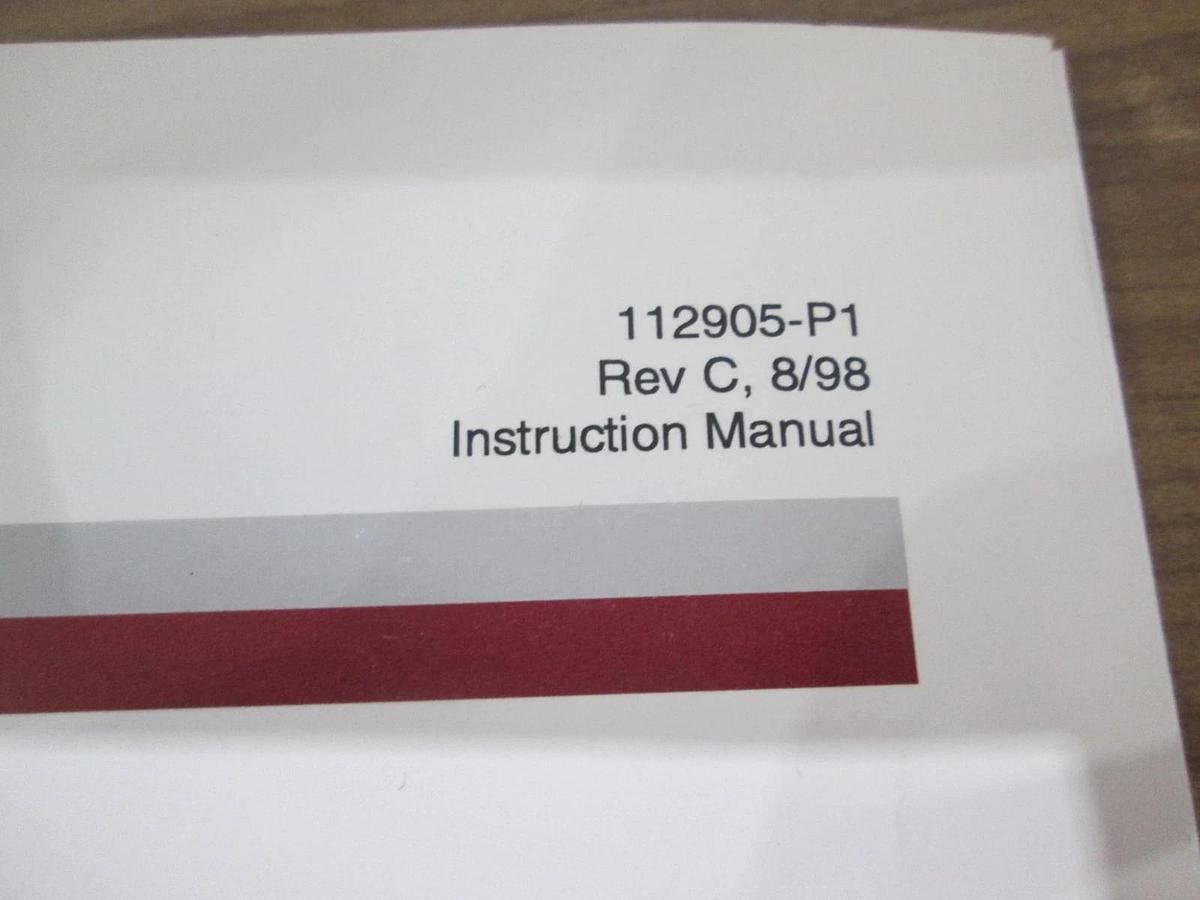 Used MKS, Type 141A/142A, Vacuum Pressure Switch, Instruction Manual, Used