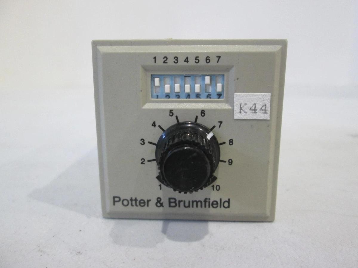 Used Potter & Brumfield, CNS-35-96, Programmable Time Delay, 0.1 Sec to 100 Min, Used