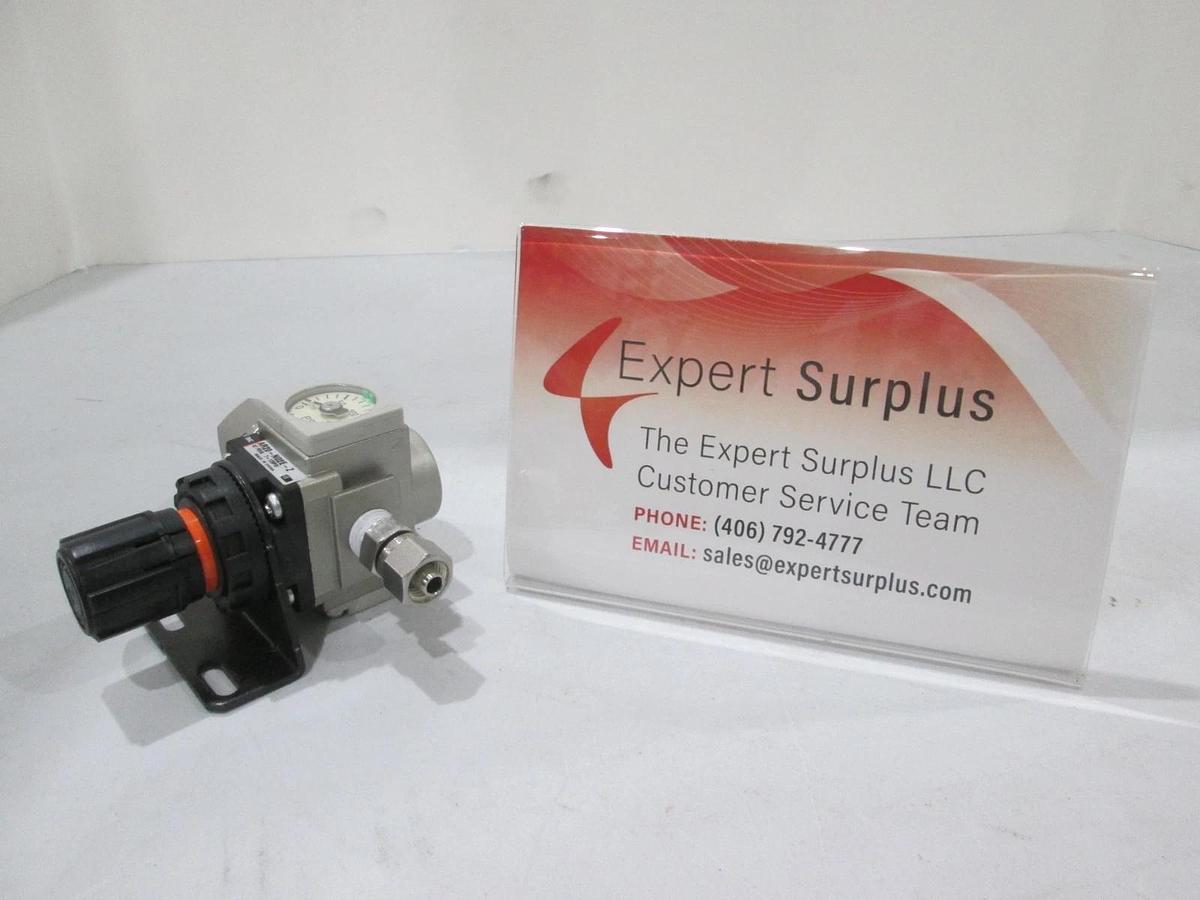 Used SMC, AR20-N02E-Z, Regulator Assy w/ Gauge, Used