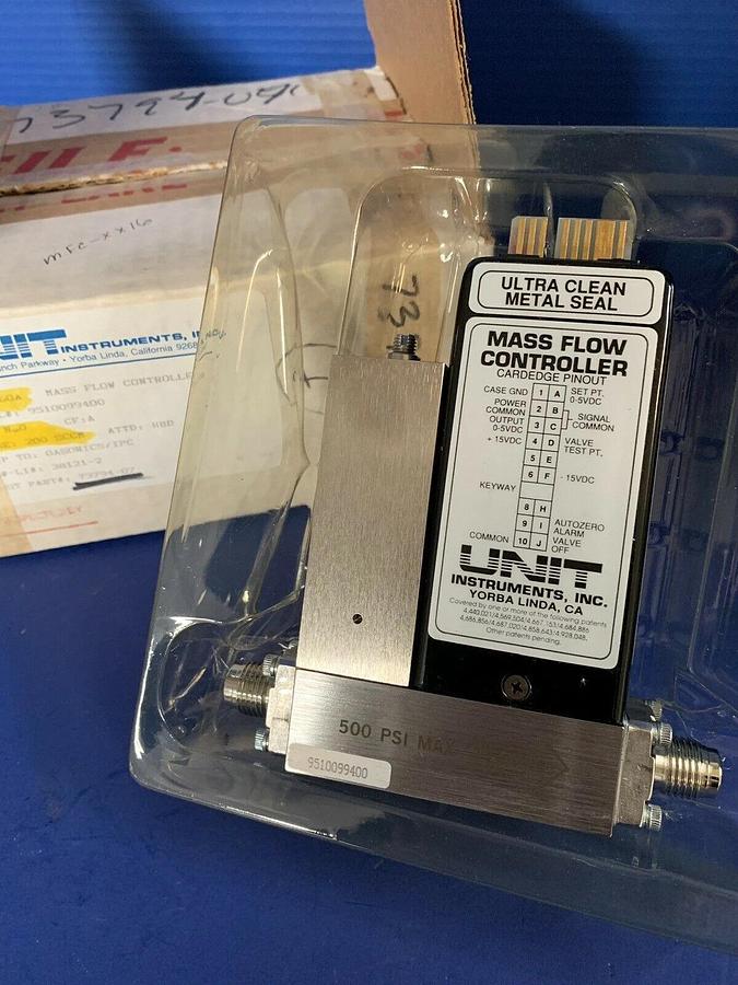 Used Unit UFC-1560A, MFC, Mass Flow Controller, N2O, 200 SCCM, 1/4" VCR, Used