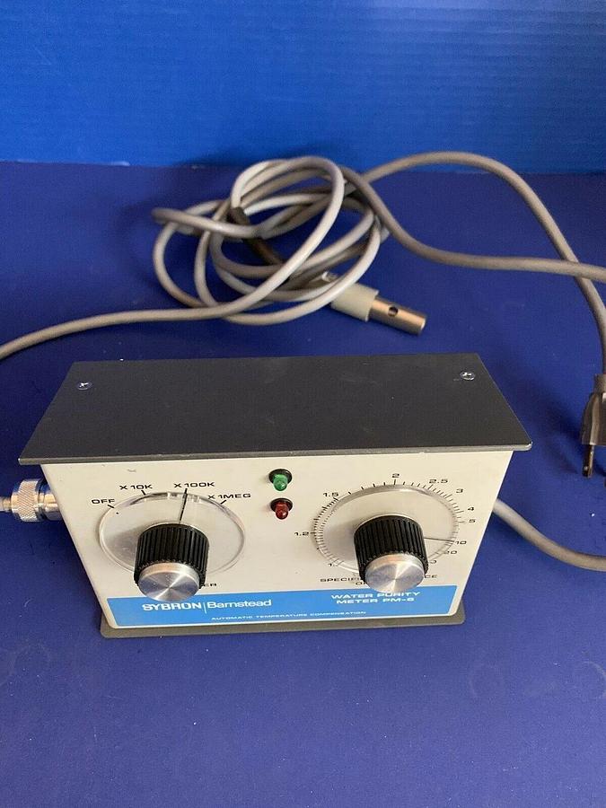 Used Sybron Barnstead PM-6 Water Purity Meter, Used