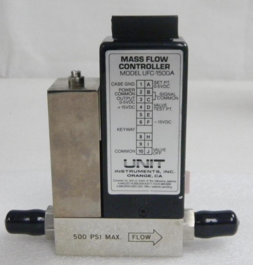 Used Unit UFC-1500A, Mass Flow Controller, Gas- CCL2F2, Range- 200 CC, 1/4" M I/O