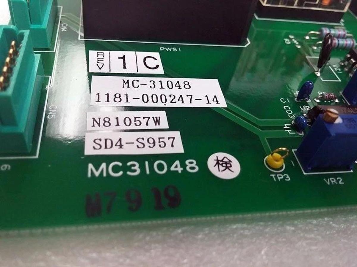 Used TEL Tokyo Electron MC-31048 Circuit Board for TS-4000Z-16 Unit, DS1181-000247-14
