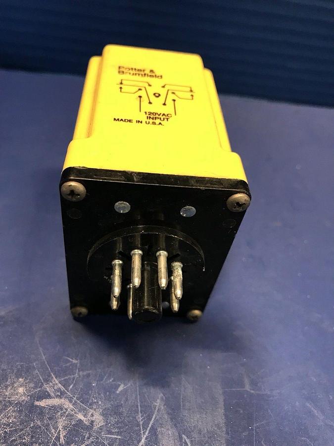 Used Potter & Brumfield CDB-38-70003 Relay, Time Delay On Operate Adj, .1-10sec, Used