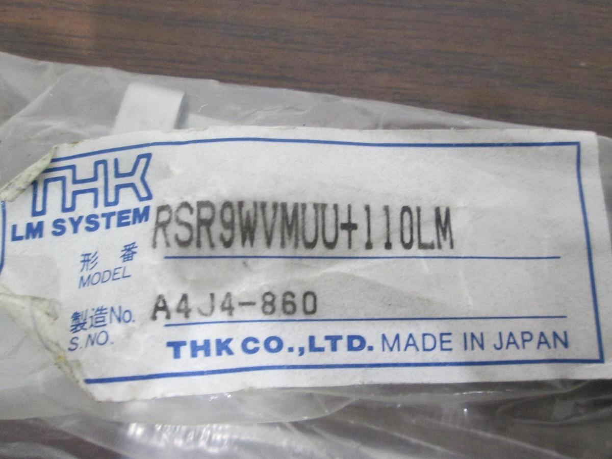 Used THK, RSR9WVMUU+110LM, Linear Guide Rail w/ Block, New