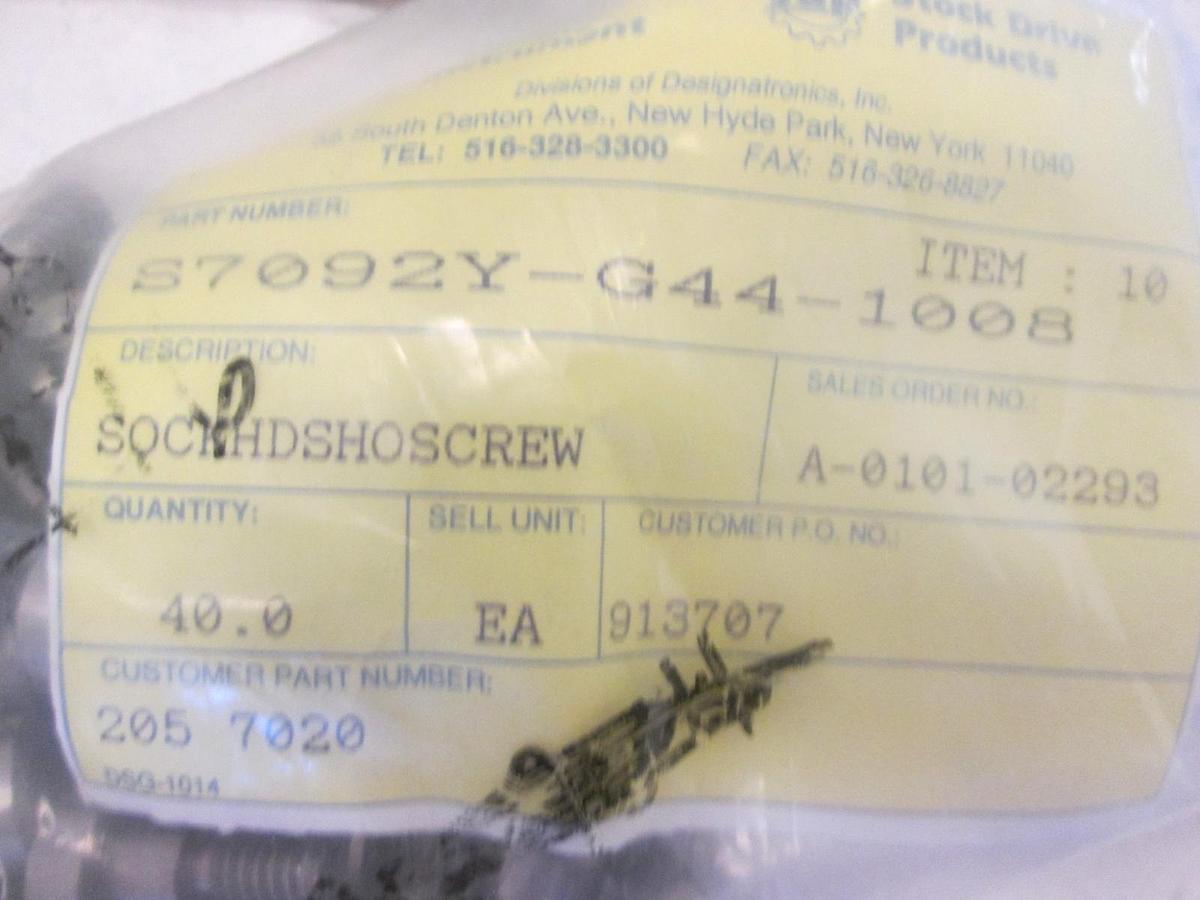 Used Sterling Instruments, S7092Y-G44-1008, SCR PRECISION SOC HD SHLD, New, Lot of 80